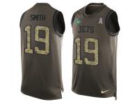 Nike Men NFL New York Jets #19 Devin Smith Olive Salute To Service Tank Top