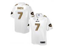 Nike Men NFL New York Jets #7 Geno Smith White Game Jersey