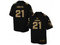 Nike Men NFL Oakland Raiders #21 Sean Smith Black Game Jersey