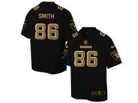 Nike Men NFL Oakland Raiders #86 Lee Smith Black Game Jersey