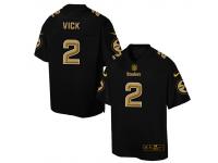 Nike Men NFL Pittsburgh Steelers #2 Michael Vick Black Game Jersey