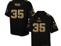 Nike Men NFL San Francisco 49ers #35 Eric Reid Black Game Jersey
