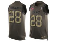 Nike Men NFL Tampa Bay Buccaneers #28 Vernon Hargreaves III Olive Salute To Service Tank Top