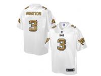 Nike Men NFL Tampa Bay Buccaneers #3 Jameis Winston White Game Jersey