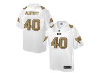 Nike Men NFL Tampa Bay Buccaneers #40 Mike Alstott White Game Jersey