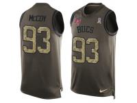 Nike Men NFL Tampa Bay Buccaneers #93 Gerald McCoy Olive Salute To Service Tank Top