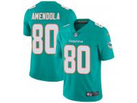 Nike Miami Dolphins #80 Danny Amendola Aqua Green Team Color Men's Stitched NFL Vapor Untouchable Limited Jersey