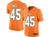 Nike Mike Hull Limited Orange Men's Jersey - NFL Miami Dolphins #45 Rush Vapor Untouchable