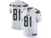 Nike Mike Williams Limited White Road Men's Jersey - NFL Los Angeles Chargers #81 Vapor Untouchable