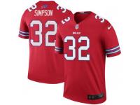 Nike O. J. Simpson Buffalo Bills Men's Legend Red Color Rush Jersey