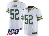 Nike Packers #52 Rashan Gary White Men's Stitched NFL 100th Season Vapor Limited Jersey