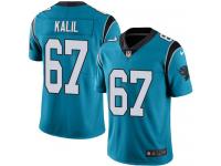Nike Panthers #67 Ryan Kalil Blue Men Stitched NFL Limited Rush Jersey