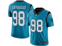 Nike Panthers #98 Star Lotulelei Blue Men Stitched NFL Limited Rush Jersey