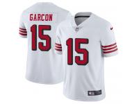 Nike Pierre Garcon Limited White Men's Jersey - NFL San Francisco 49ers #15 Rush Vapor Untouchable