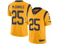 Nike Rams #25 T.J. McDonald Gold Men Stitched NFL Limited Rush Jersey