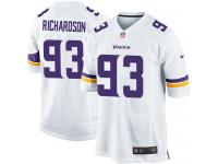Nike Sheldon Richardson Game White Road Men's Jersey - NFL Minnesota Vikings #93