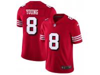 Nike Steve Young Limited Red Men's Jersey - NFL San Francisco 49ers #8 Rush Vapor Untouchable