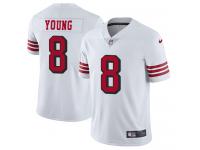 Nike Steve Young Limited White Men's Jersey - NFL San Francisco 49ers #8 Rush Vapor Untouchable