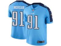 Nike Tennessee Titans #91 Derrick Morgan Light Blue Men's Stitched NFL Limited Rush Jersey