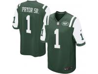 Nike Terrelle Pryor Sr. Game Green Home Men's Jersey - NFL New York Jets #1