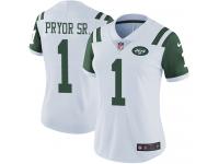 Nike Terrelle Pryor Sr. Limited White Road Women's Jersey - NFL New York Jets #1 Vapor Untouchable