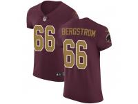 Nike Tony Bergstrom Washington Redskins Men's Elite Burgundy Alternate Vapor Untouchable Jersey