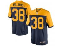 Nike Tramon Williams Elite Navy Blue Alternate Youth Jersey - NFL Green Bay Packers #38 Vapor Untouchable
