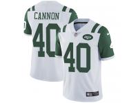 Nike Trenton Cannon Limited White Road Men's Jersey - NFL New York Jets #40 Vapor Untouchable