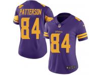 Nike Vikings #84 Cordarrelle Patterson Purple Women Stitched NFL Limited Rush Jersey