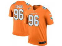 Nike Vincent Taylor Miami Dolphins Men's Legend Vapor Untouchable Orange Color Rush Jersey