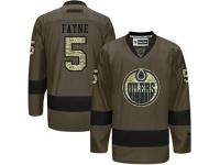 Oilers #5 Mark Fayne Green Salute to Service Stitched NHL Jersey