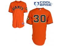 Orange Orlando Cepeda Men #30 Majestic MLB San Francisco Giants Cool Base Alternate Jersey