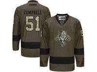 Panthers #51 Brian Campbell Green Salute to Service Stitched NHL Jersey