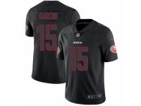 Pierre Garcon Men's San Francisco 49ers Nike Jersey - Limited Black Impact Vapor Untouchable