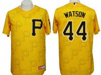 Pittsburgh Pirates #44 Tony Watson Conventional 3D Version Gold Jersey