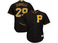 Pittsburgh Pirates Francisco Cervelli Majestic Official Cool Base Player Jersey - Black