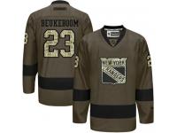 Rangers #23 Jeff Beukeboom Green Salute to Service Stitched NHL Jersey