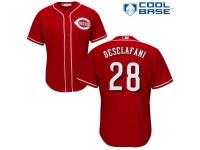 Red Anthony DeSclafani Men #28 Majestic MLB Cincinnati Reds Cool Base Alternate Jersey
