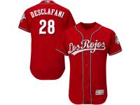 Red Anthony DeSclafani Men #28 Majestic MLB Cincinnati Reds Flexbase Collection Los Rojos Jersey