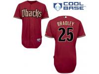 Red Archie Bradley Men #25 Majestic MLB Arizona Diamondbacks Cool Base Alternate Jersey