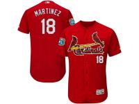 Red Carlos Martinez Men #18 Majestic MLB St. Louis Cardinals Flexbase Collection Jersey