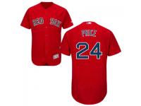 Red David Price Men #24 Majestic MLB Boston Red Sox Flexbase Collection Jersey