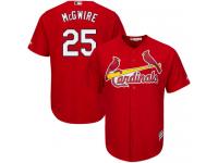 Red Mark McGwire Men #25 Majestic MLB St. Louis Cardinals Cool Base Alternate Jersey