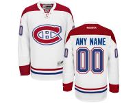 Reebok Montreal Canadiens Premier Away Custom Jersey - White