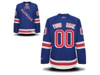 Reebok New York Rangers Women's Premier Home Custom Jersey - Royal Blue