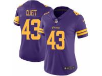 Reshard Cliett Women's Minnesota Vikings Nike Color Rush Jersey - Limited Purple