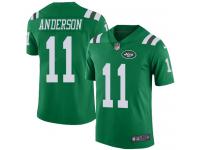 Robby Anderson Limited Green Men's Jersey - Football New York Jets #11 Rush Vapor Untouchable
