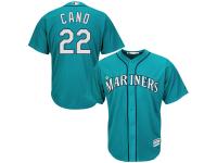 Robinson Cano Seattle Mariners Majestic Youth Official 2015 Cool Base Player Jersey - Teal