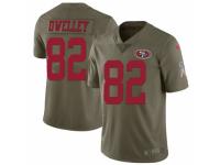 Ross Dwelley Men's San Francisco 49ers Nike 2017 Salute to Service Jersey - Limited Green