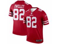 Ross Dwelley Men's San Francisco 49ers Nike Jersey - Legend Vapor Untouchable Scarlet